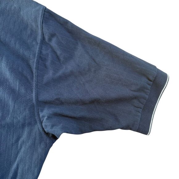 Nike Golf Polo Shirt Mens Size 2XL Dri Fit Short Sleeve Navy Blue Solid - Picture 10 of 12